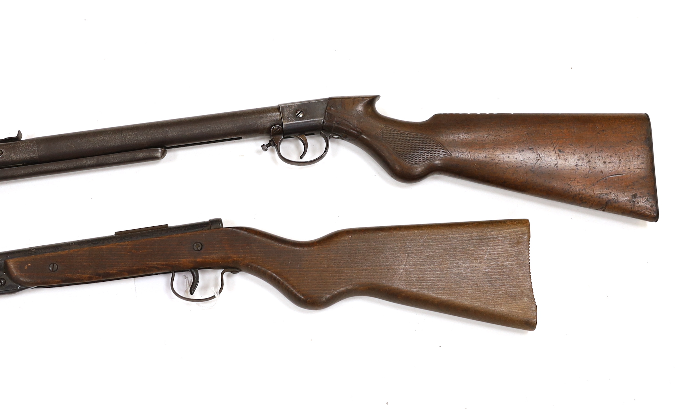 Two Diana .22 break action air rifles, a model 16 and another (2)